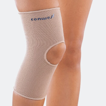Ginocchiera super elastica con apertura rotulea