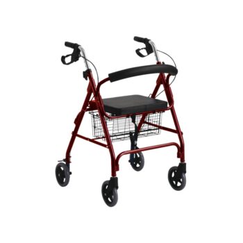 Rollator pieghevole 4 ruote con seduta