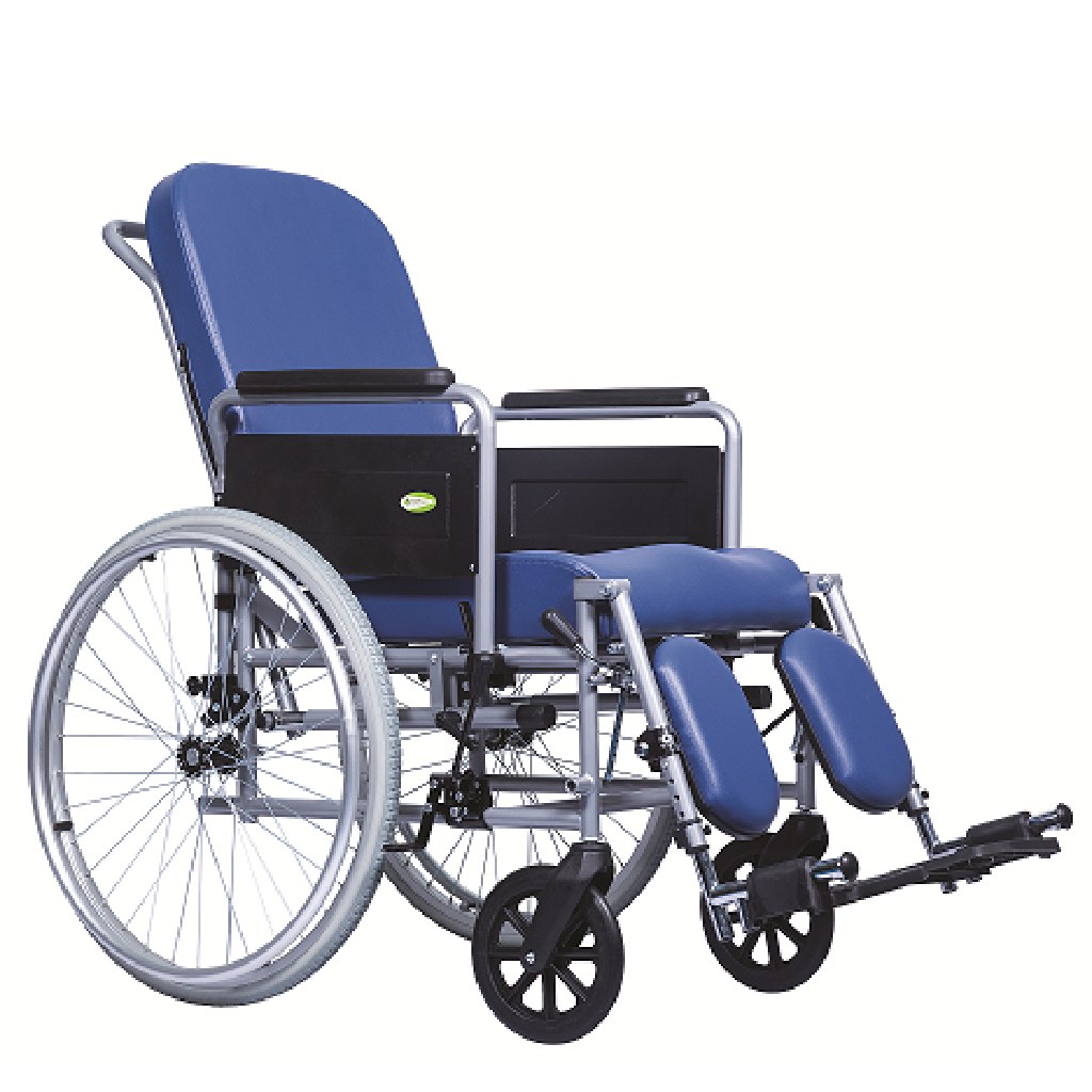 Sedia comoda schienale reclinabile ad autospinta